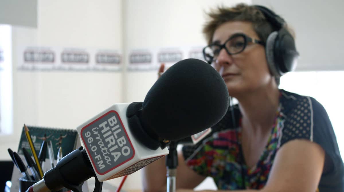 Ane Zabala Bilbo Hiria Irratiko estudioan 1