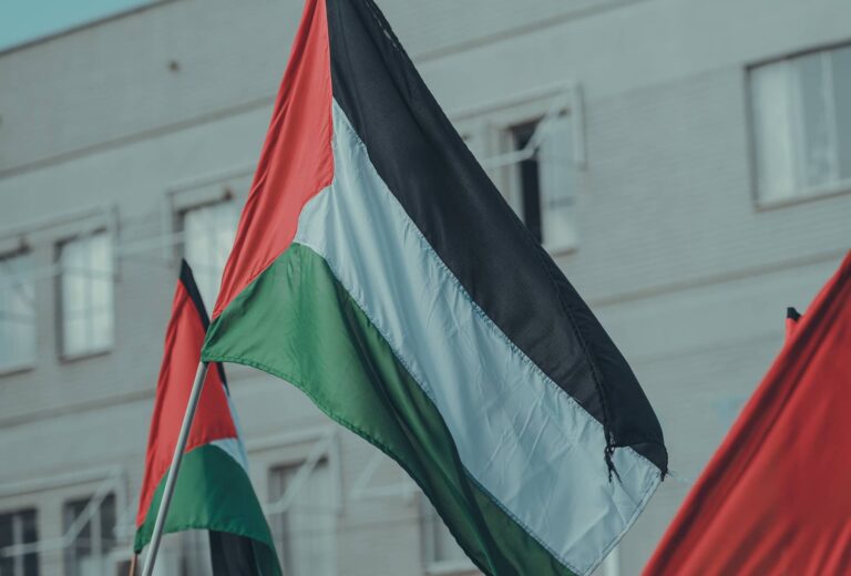 Palestinaren bandera elkarretaratze batean 20231102