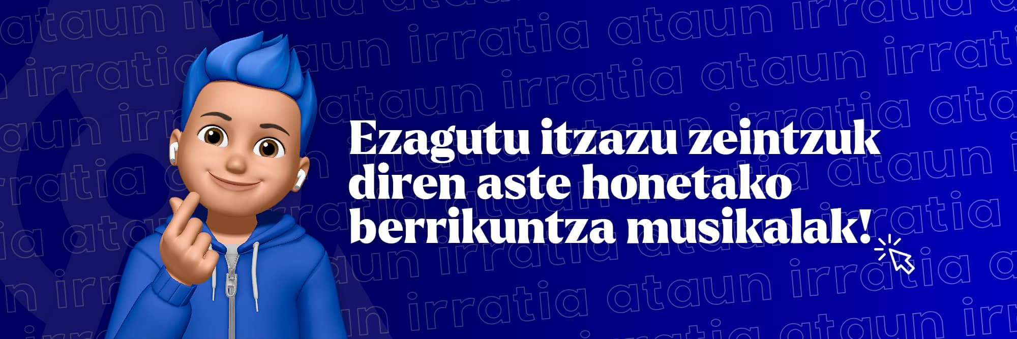 Ataun Irratia - Spotify asteko berrikuntza musikalak web ad 300x100