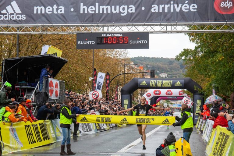 Donostiako Behobia lasterketaren helmuga (txindoki) 20191110