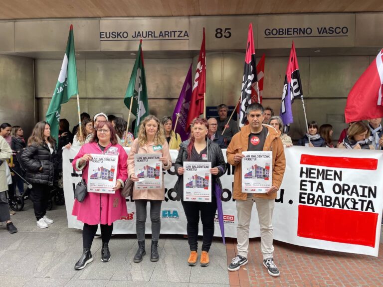 Steilas, LAB, ELA, eta CCOO sindikatuek greba data berriak erregistratu dituzte (LAB Sindikatua) 20250505