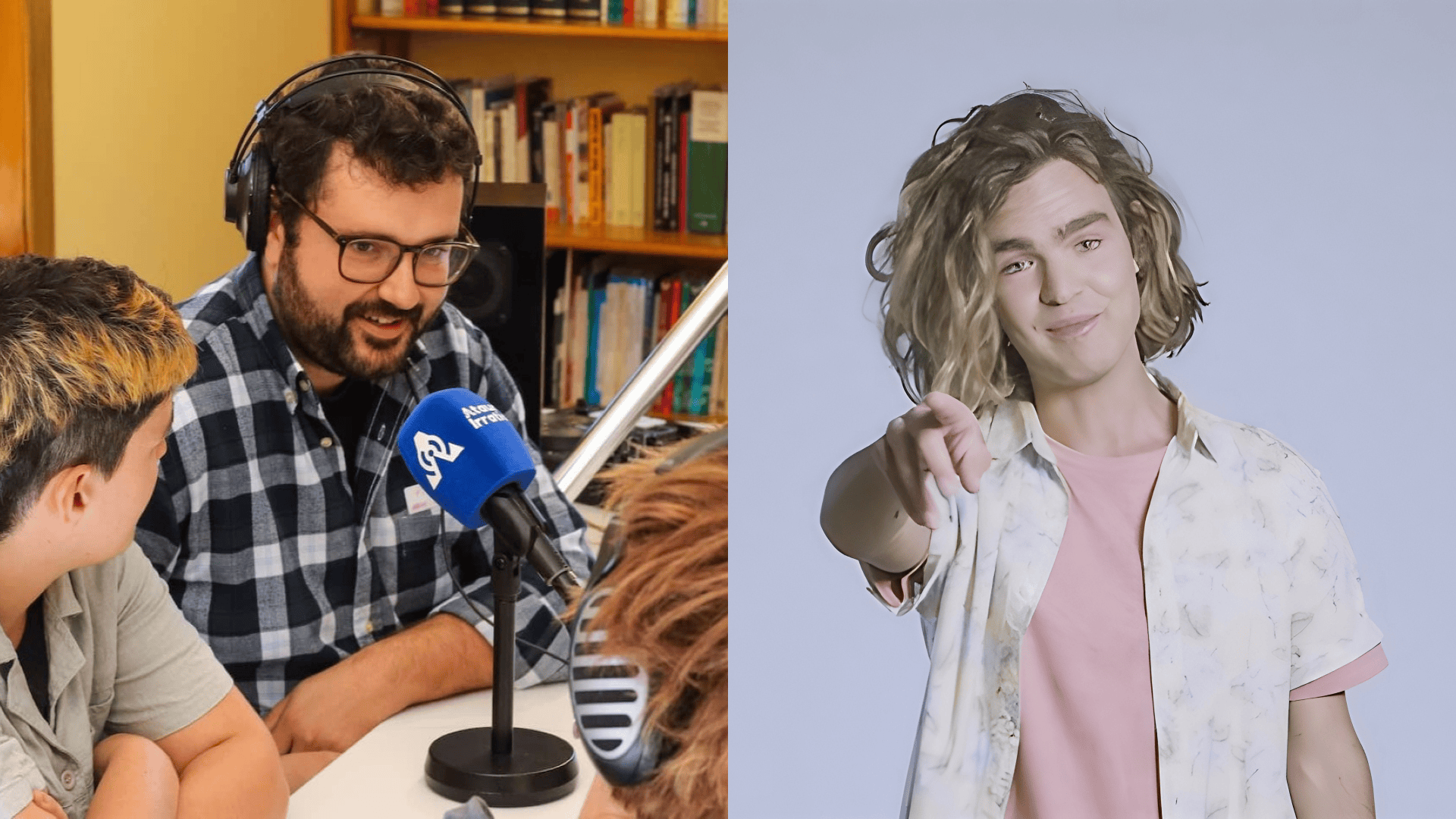 Peli Lekuona Naiz Irratiko kazetaria eta Xabier Rodriguez Goazen 6.0 telesaileko aktorea 20250629