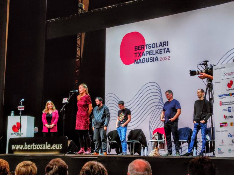 2022ko Bertsolari Txapelketa Nagusia Baionan (Gartxoak) 20221126