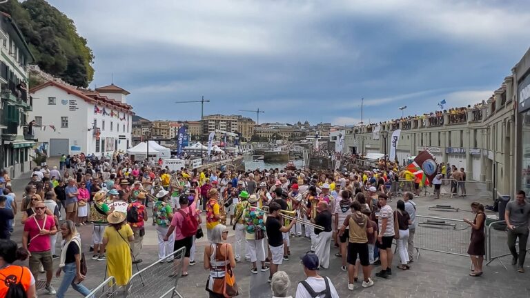 Donostiako portua Kontxako estropaden lehen asteburuan 20250907